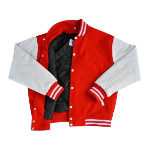 Red and Black Varsity Jacket