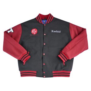 Red and Black Varsity Jacket