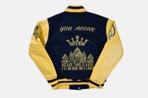 Black and Yellow Varsity Jacket