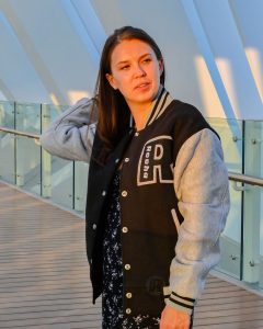 Black and Yellow Varsity Jacket