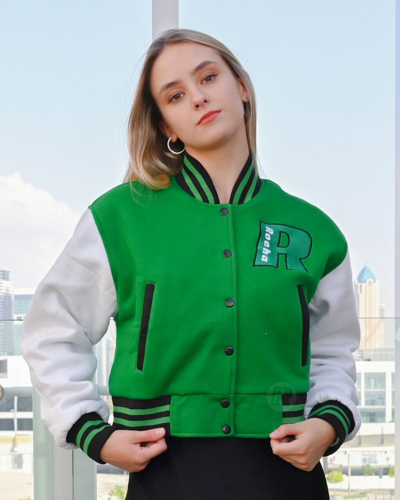 Cropped Varsity Jacket