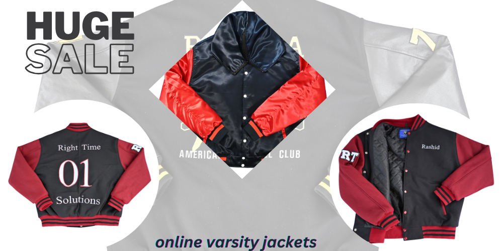 Red and Black Varsity Jacket