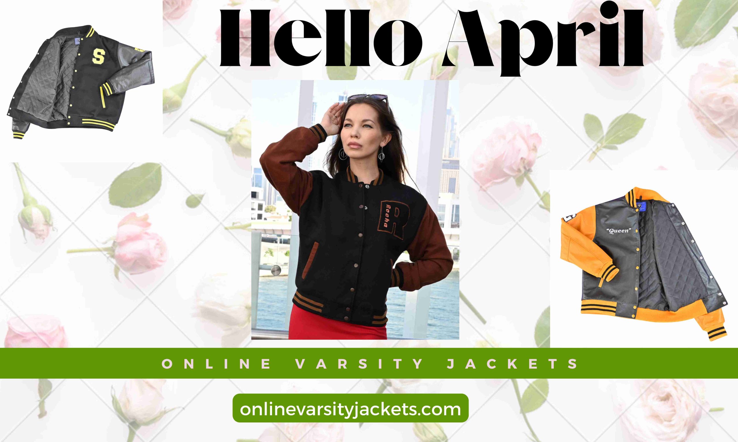 Leather varsity jackets