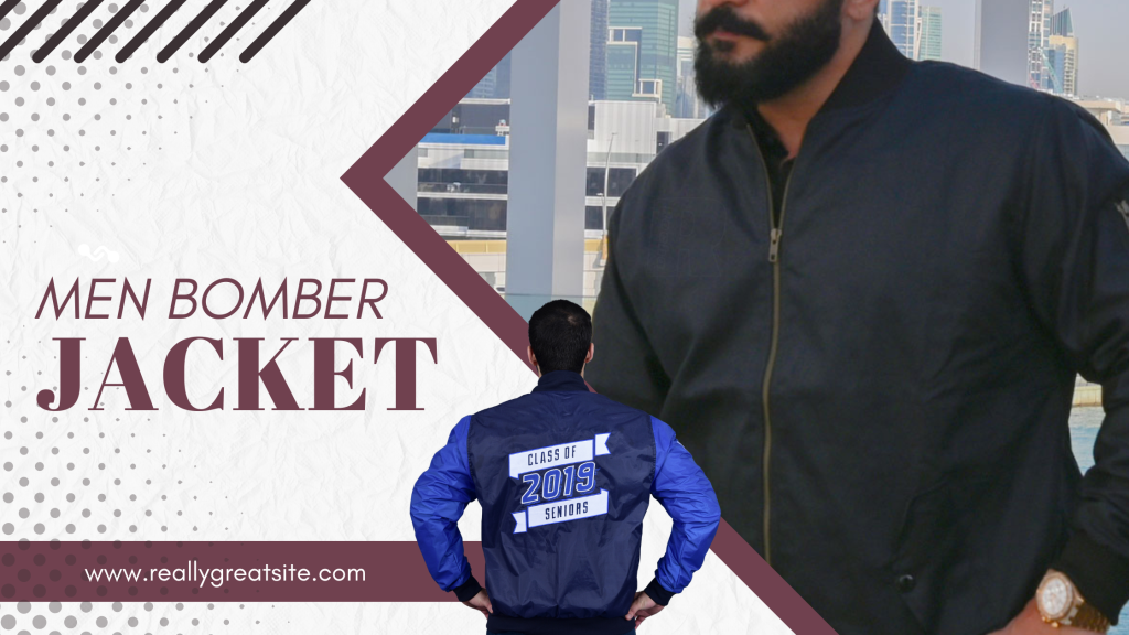 Men Bomber Jacket..