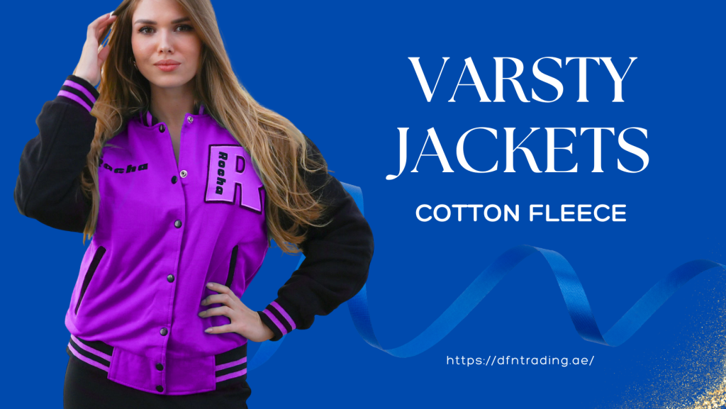 Women Varsity Jackets Cotton Fleece