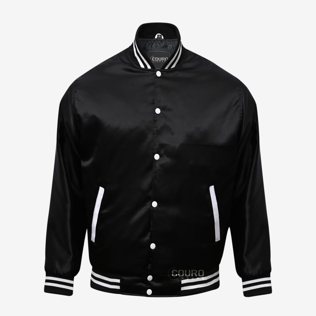 Custom Letterman Jackets Black