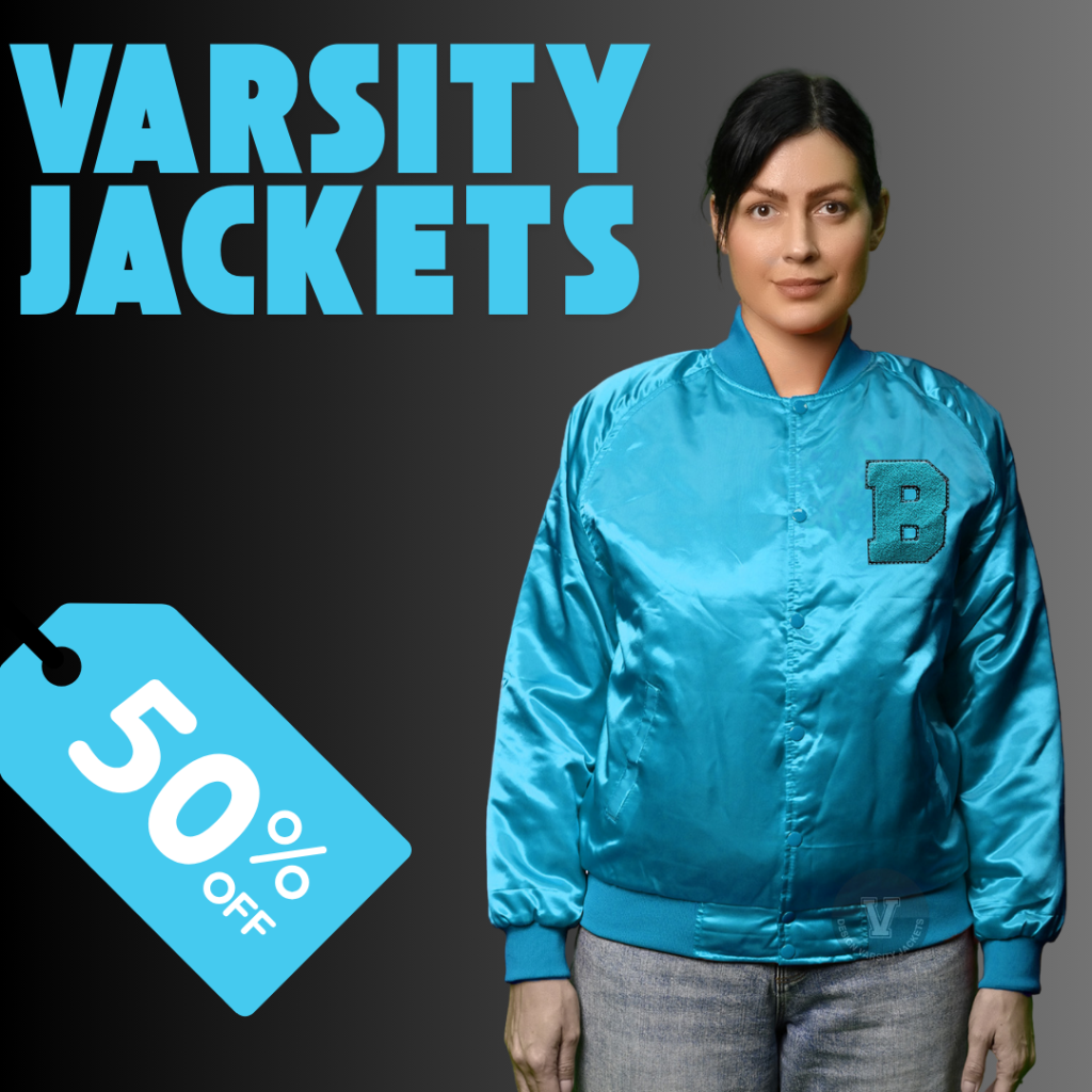 Varsity Jacket Satin Women