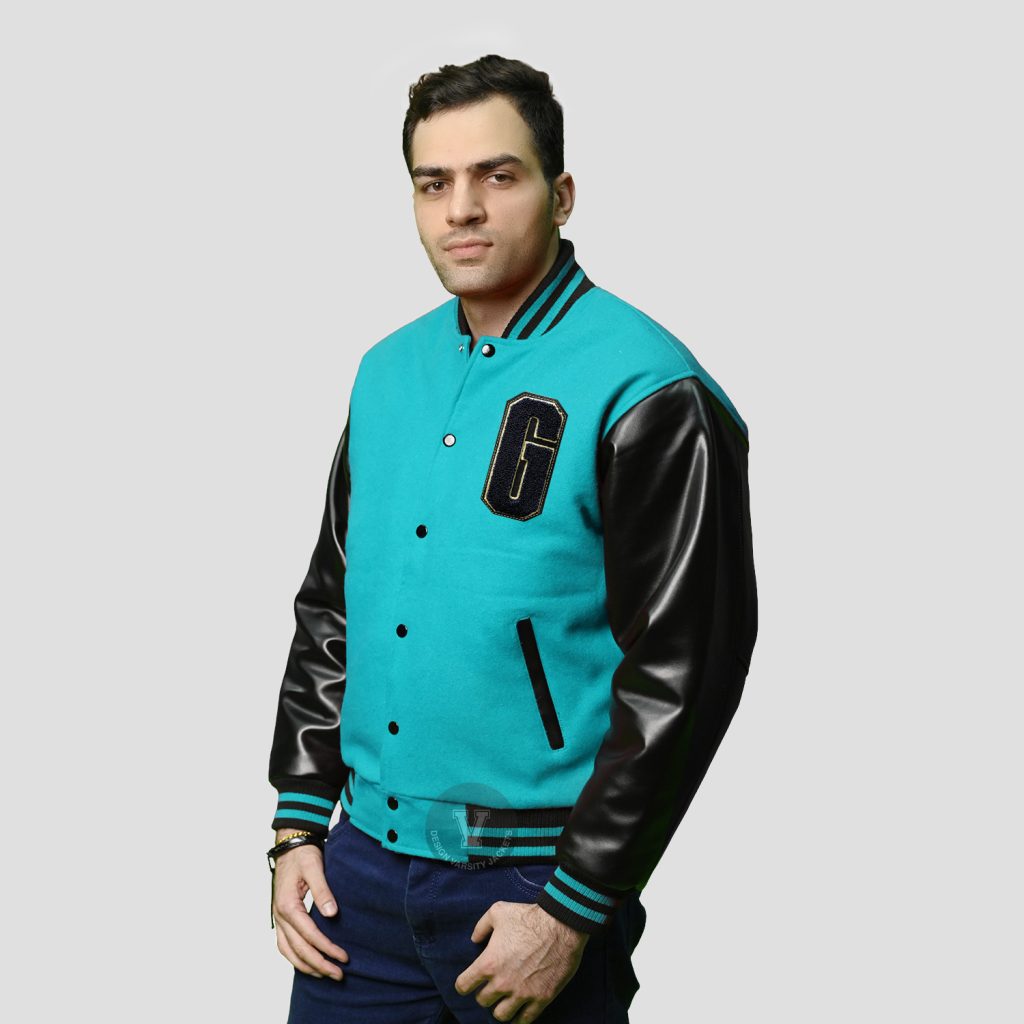 Custom Varsity Jackets Columbia Blue