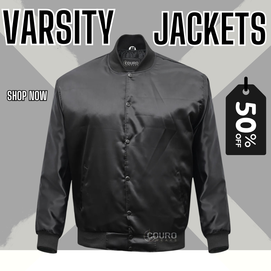 Custom Black Varsity Jackets