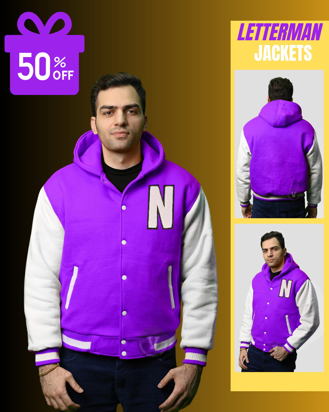 Custom Letterman Jackets For Men