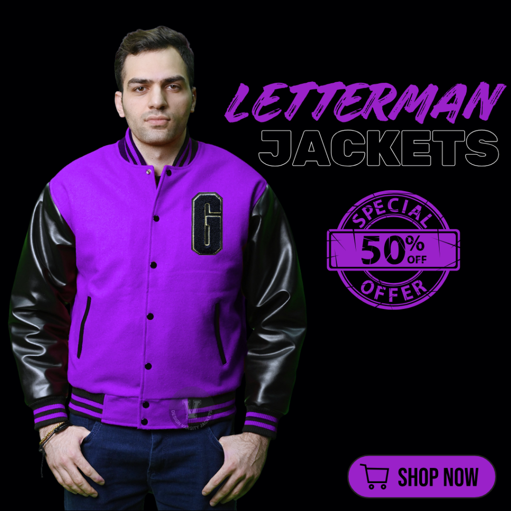 Custom Letterman Jackets Men Classic Style