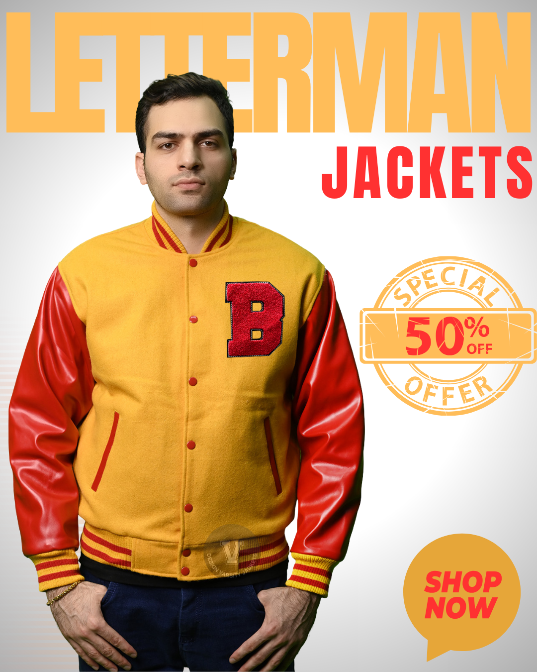 Letterman Jacket Men