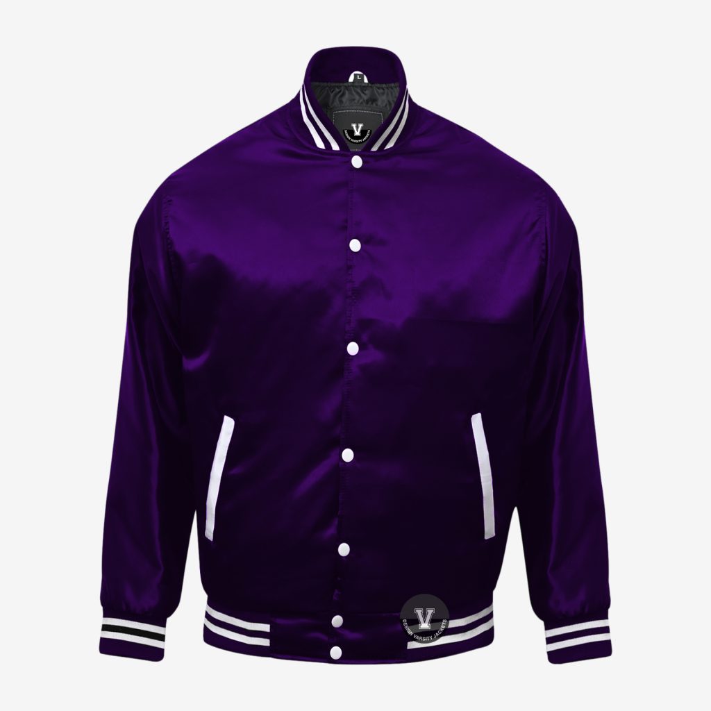 Varsity jackets satin sleeves