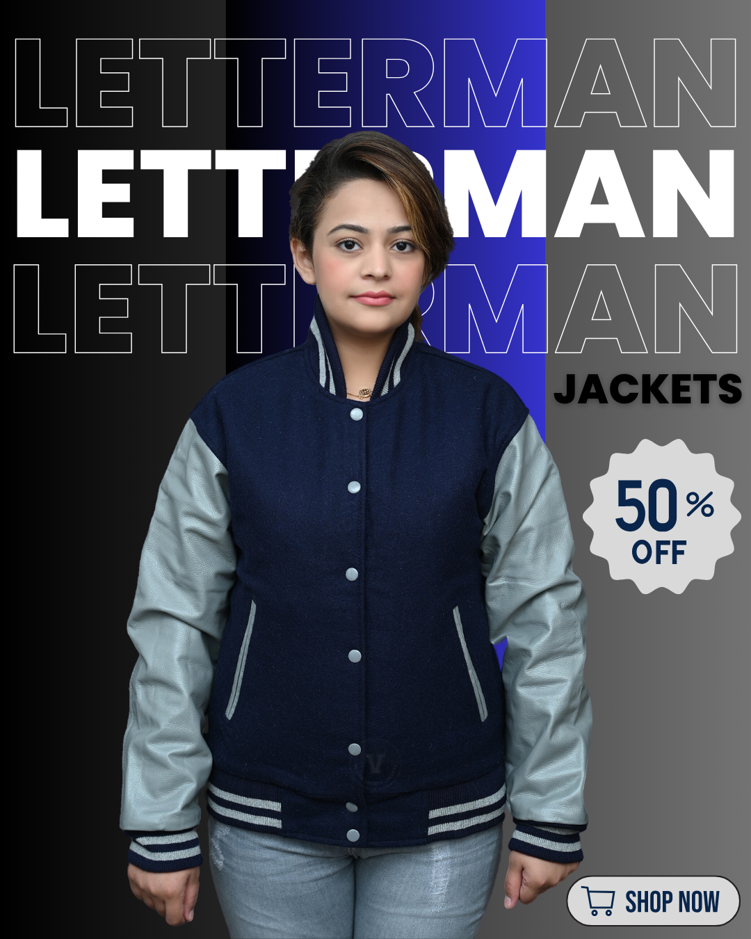 Women Letterman Jacket