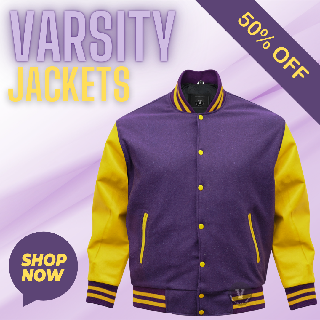 Custom Varsity Jackets Purple