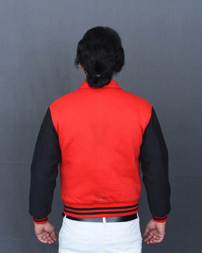 Men Letterman Jackets Cotton Fleece