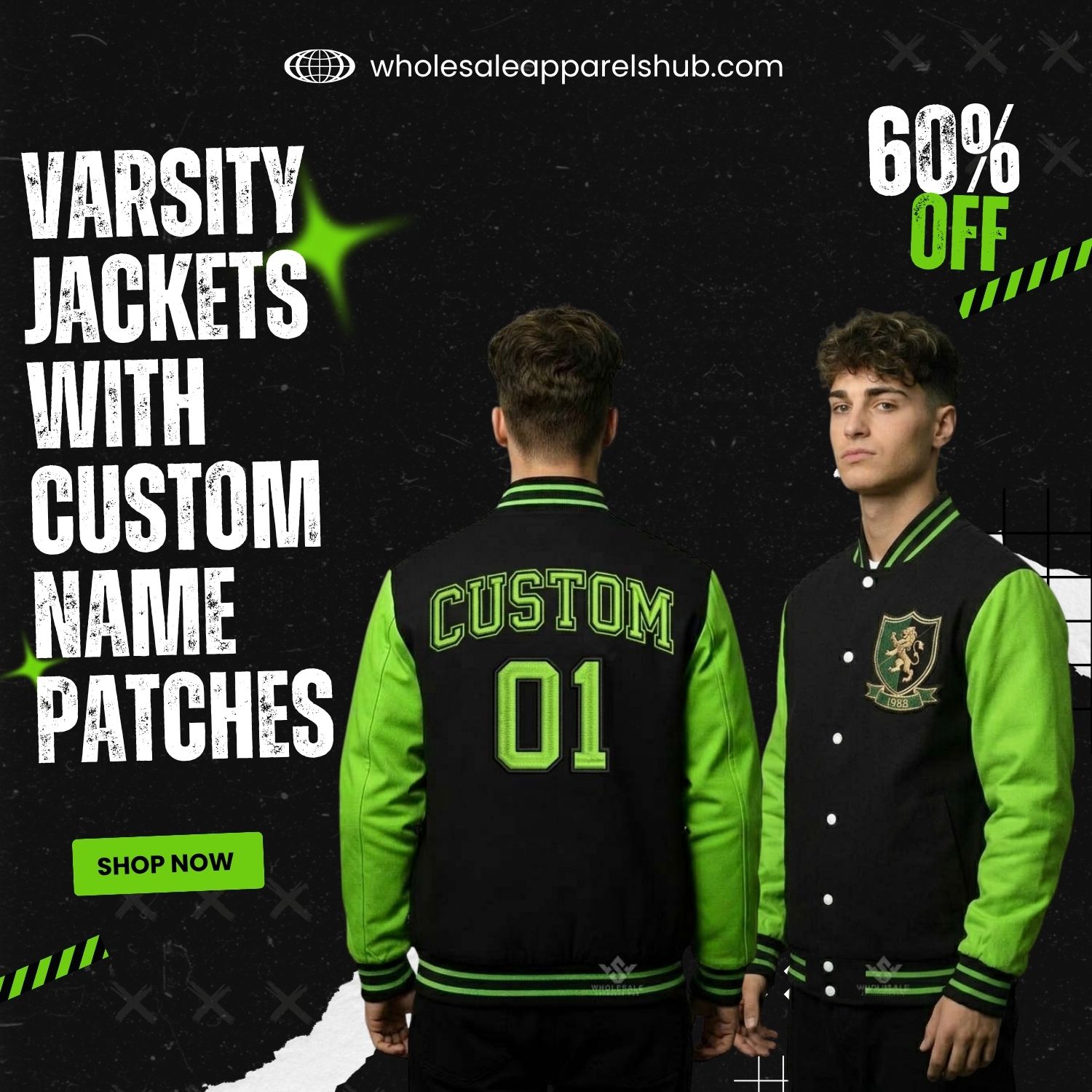Varsity Jackets With Custom Name Patches