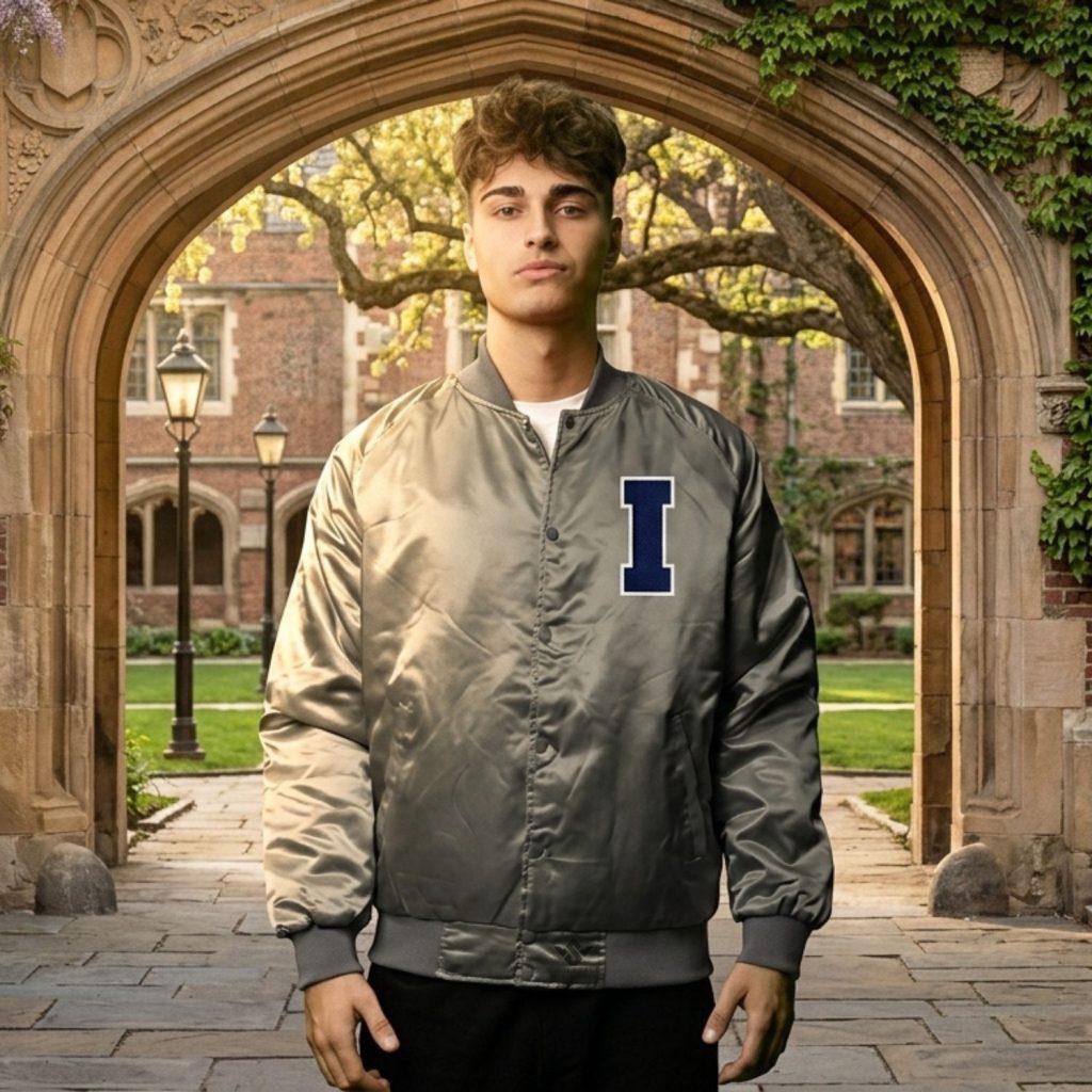 Baseball Satin Letterman Jackets Custom Made