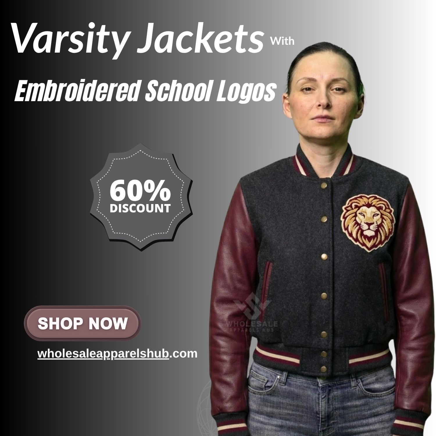 Varsity Jackets With Embroidered School Logos