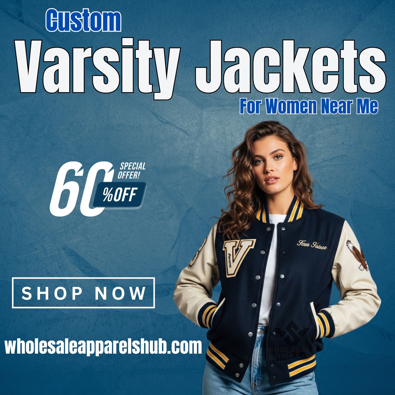 custom varsity jackets for women near me