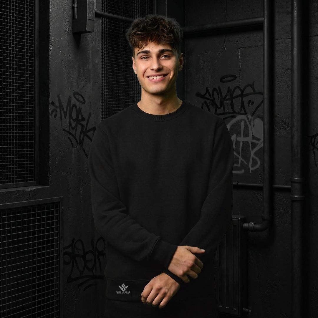 Apparel Black Sweatshirts Services USA