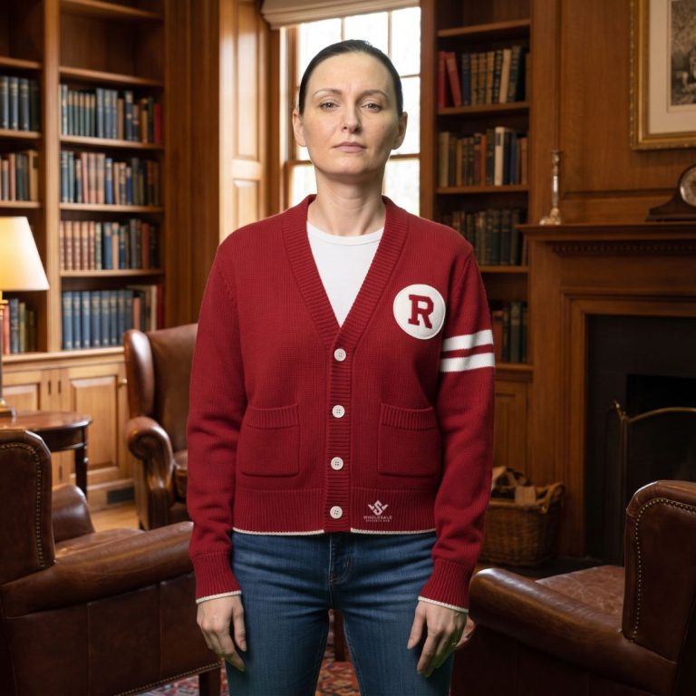 Classic Varsity Cardigan For Women