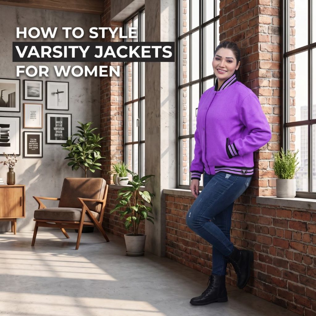 How to Style Varsity Jackets For Women