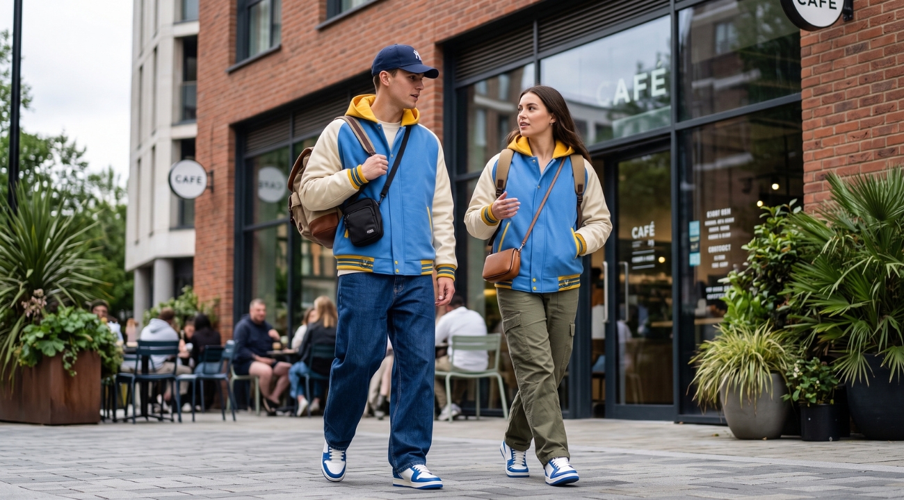 Cotton Fleece Varsity Jackets For Unisex