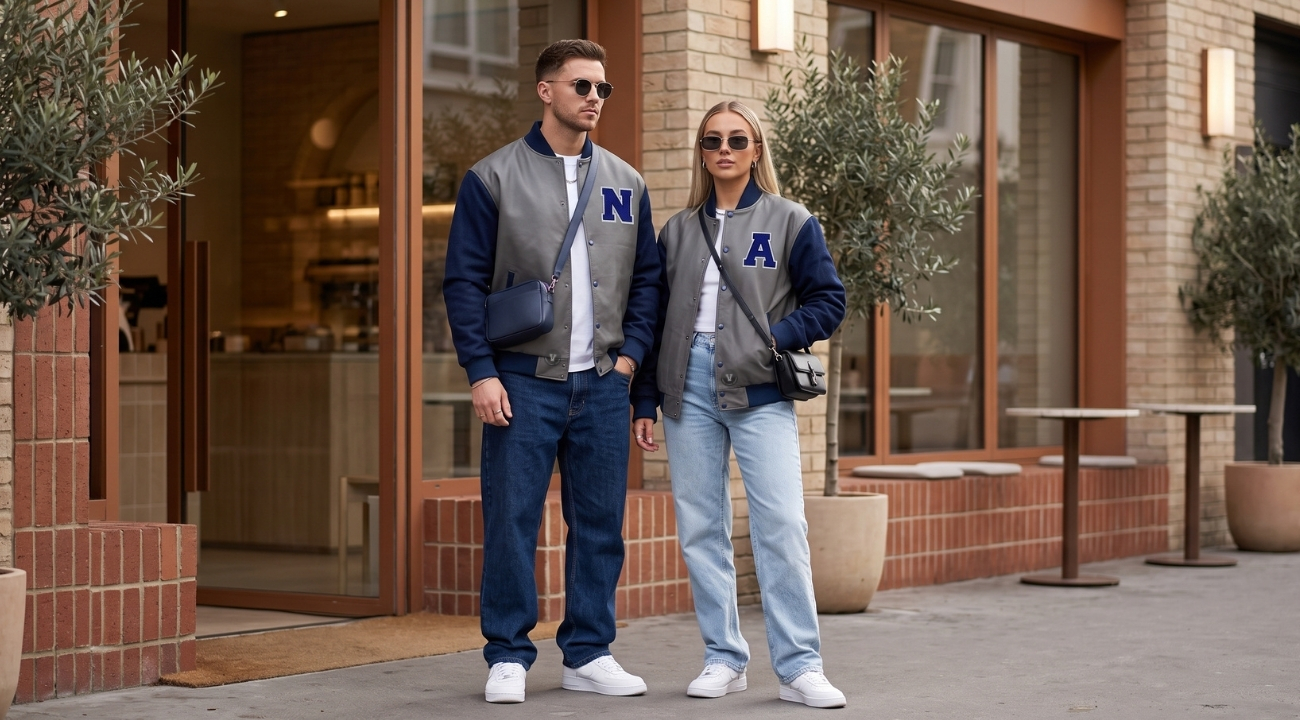 Custom Design Varsity Jackets for Couples