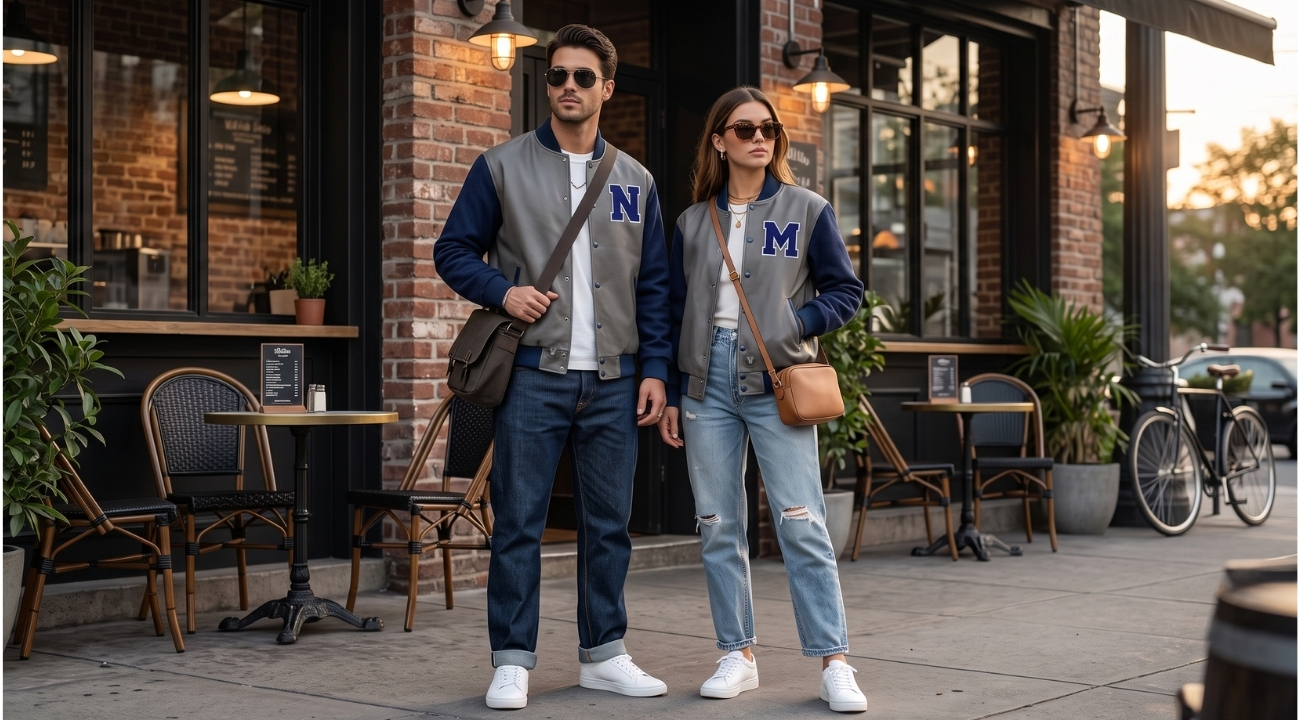 Custom Design Varsity Jackets for Couples