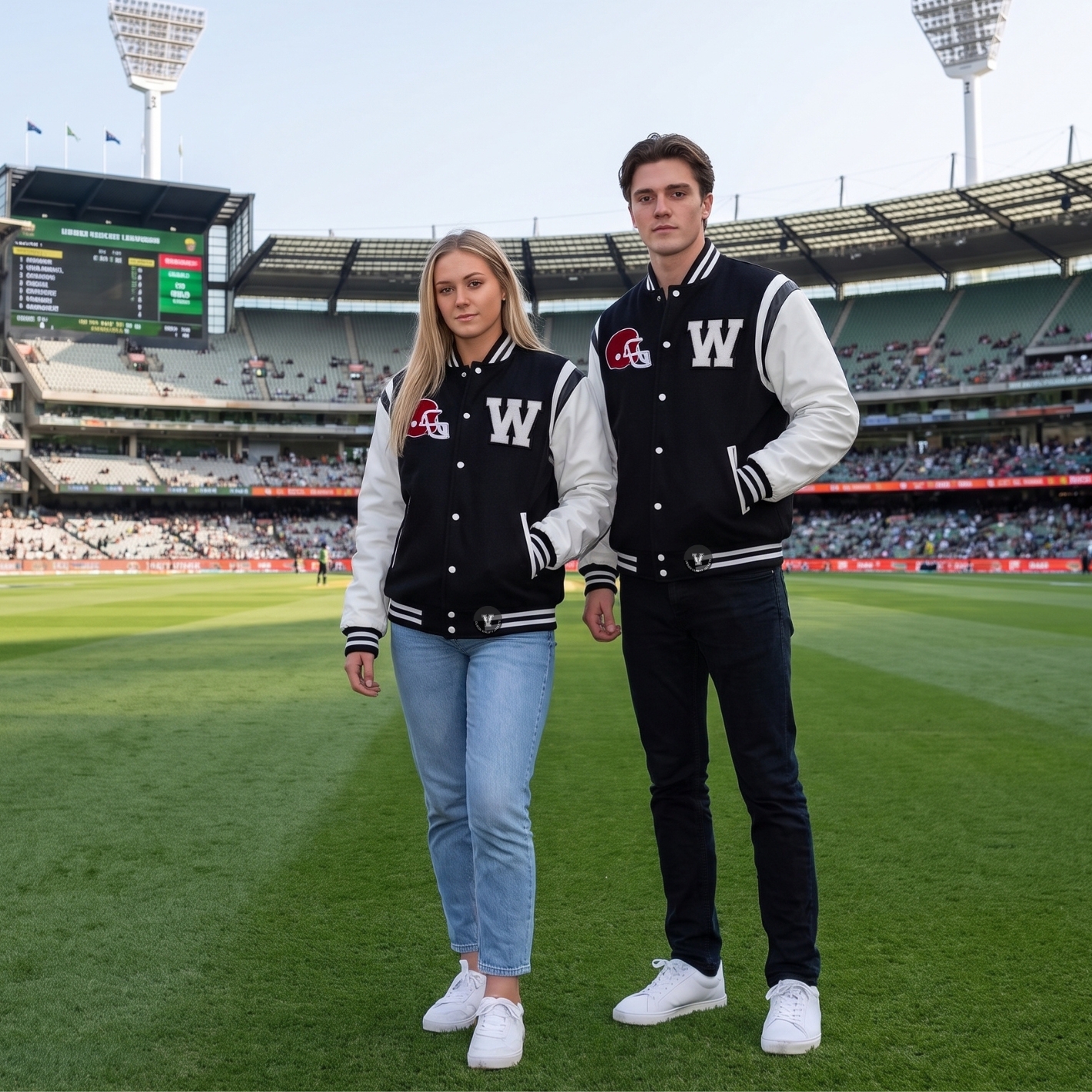 Cropped Varsity Jacket Premium