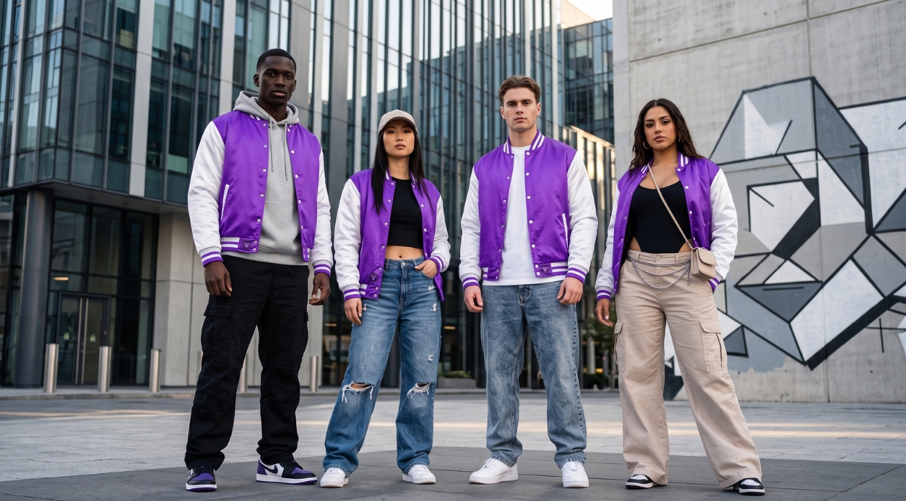 Varsity Jacket Satin Custom