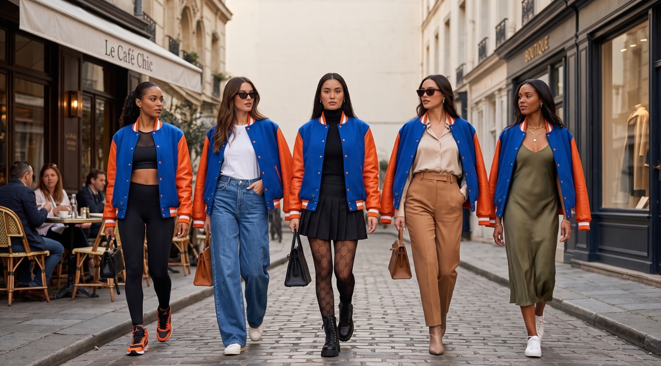 Varsity Jackets For Women Outfits