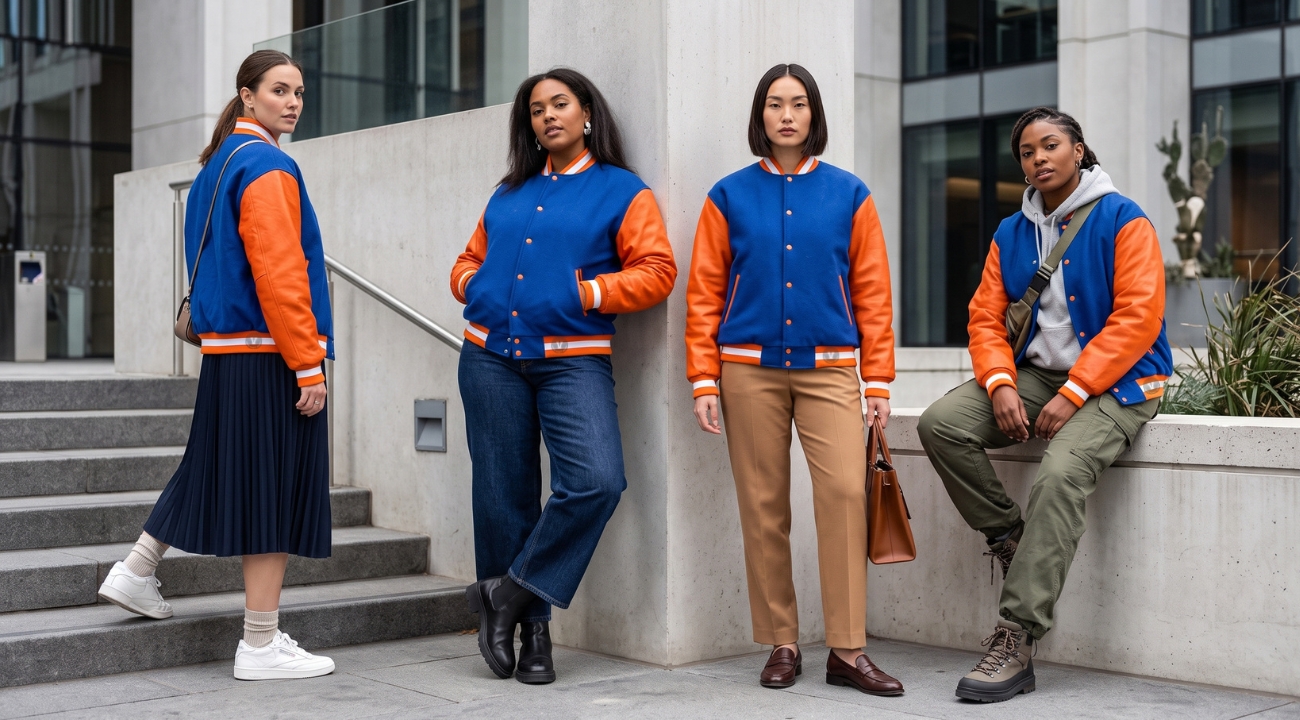 Varsity Jackets For Women Outfits