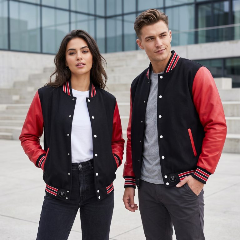 Varsity Jackets Wool Body Leather Sleeve