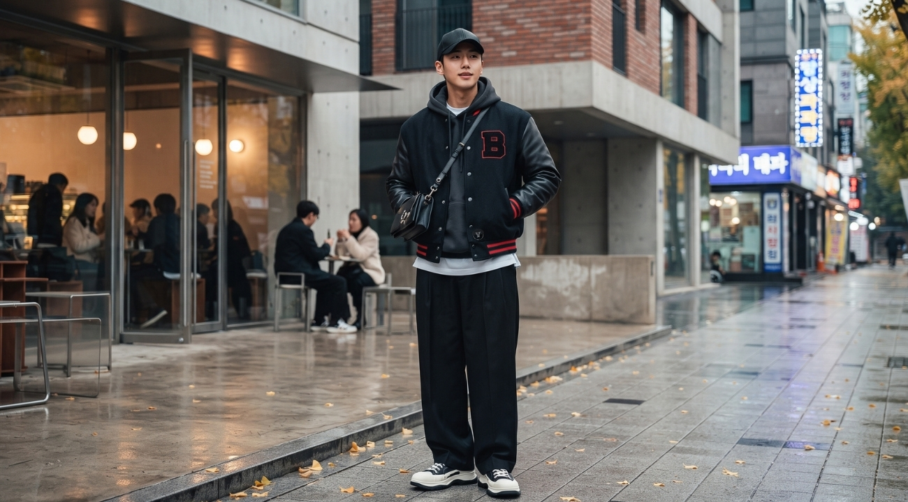Varsity Jackets in Seoul K-Fashion Trends