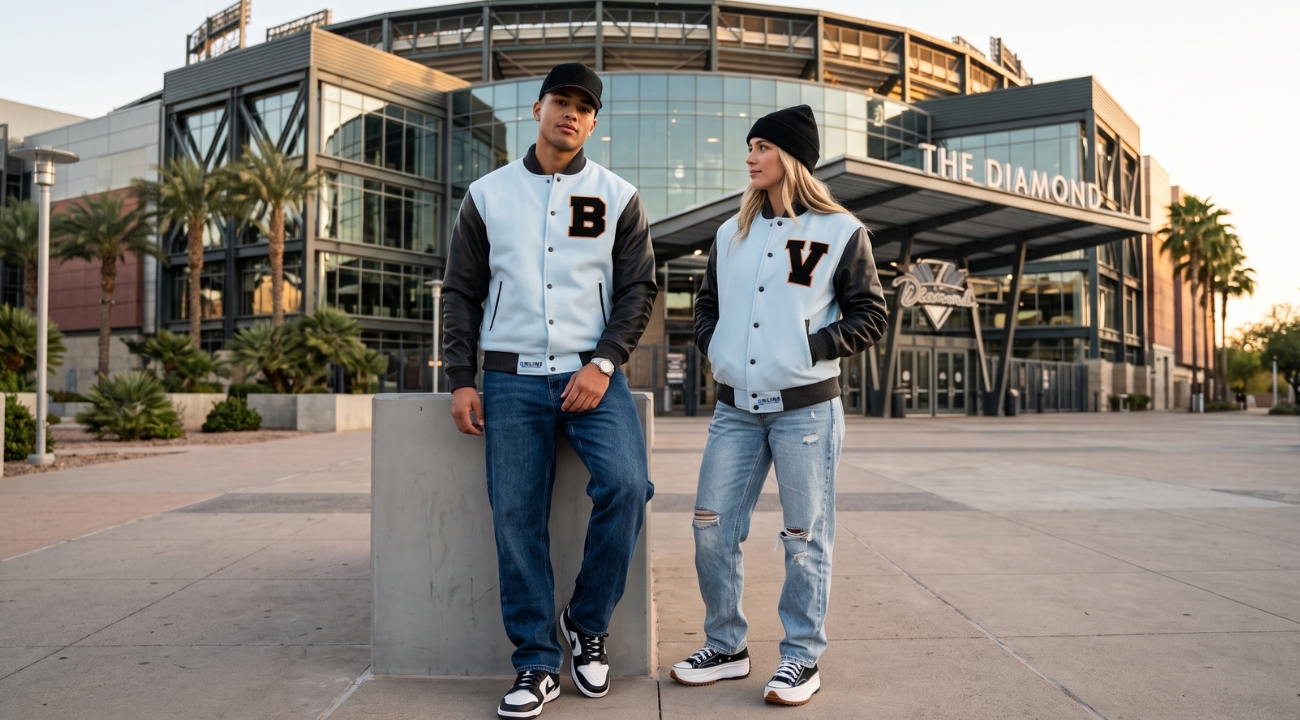 Wool And Leather Baseball Jackets Custom Made
