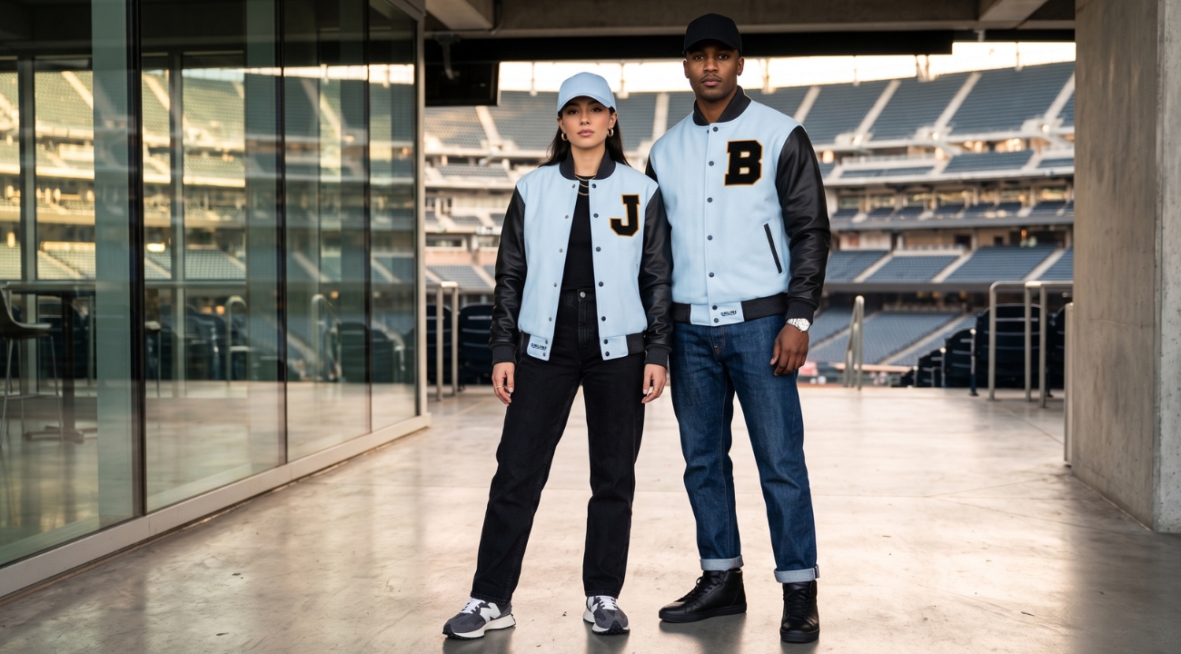 Wool And Leather Baseball Jackets Custom Made