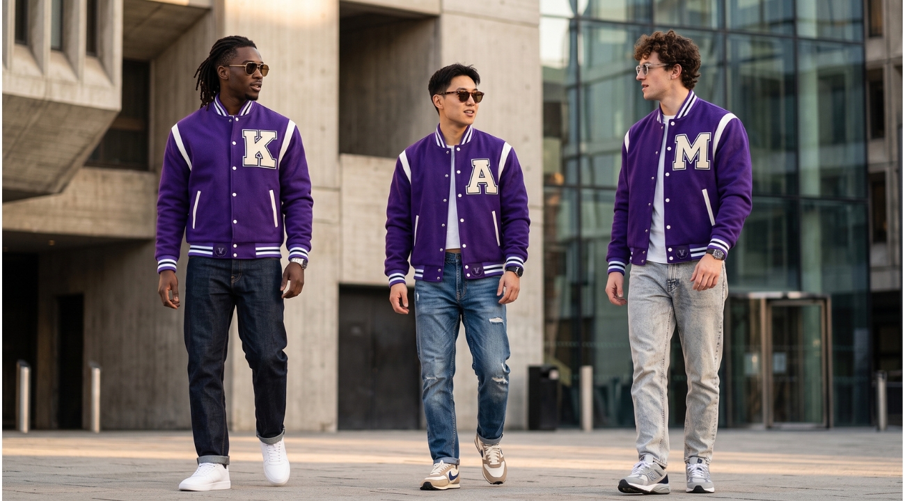 Wool Leather Varsity Jackets Custom