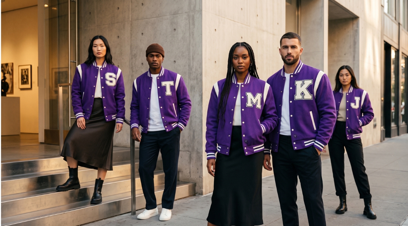 Wool Leather Varsity Jackets Custom