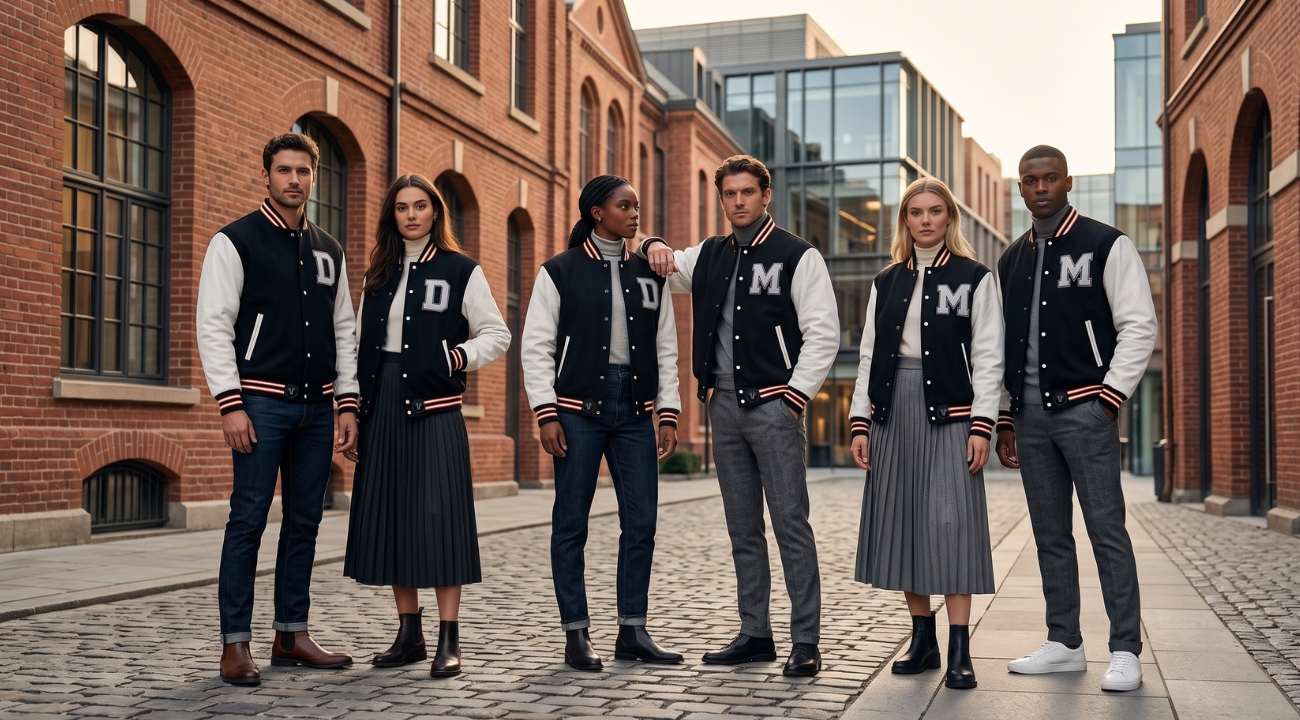 Custom Varsity Jackets in Street Fashion