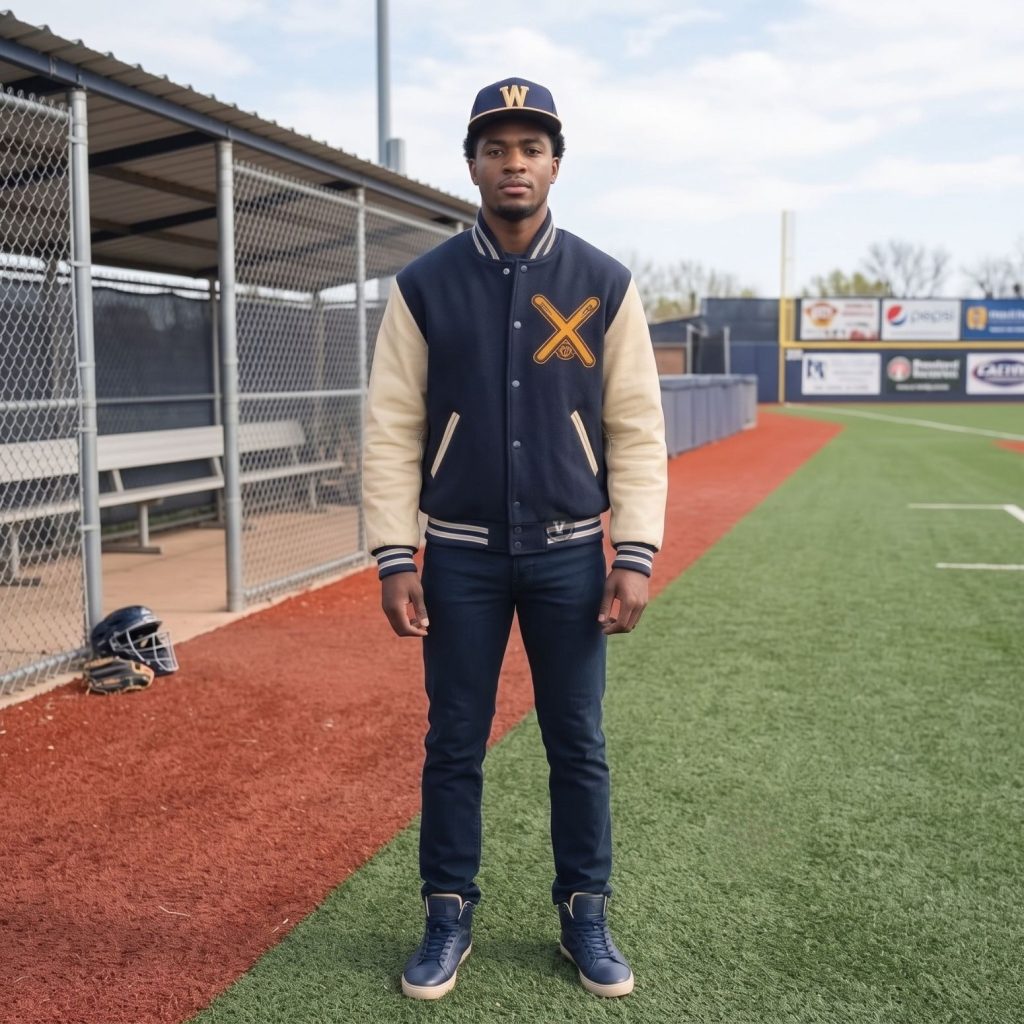 Baseball Jackets With Cogo Printing