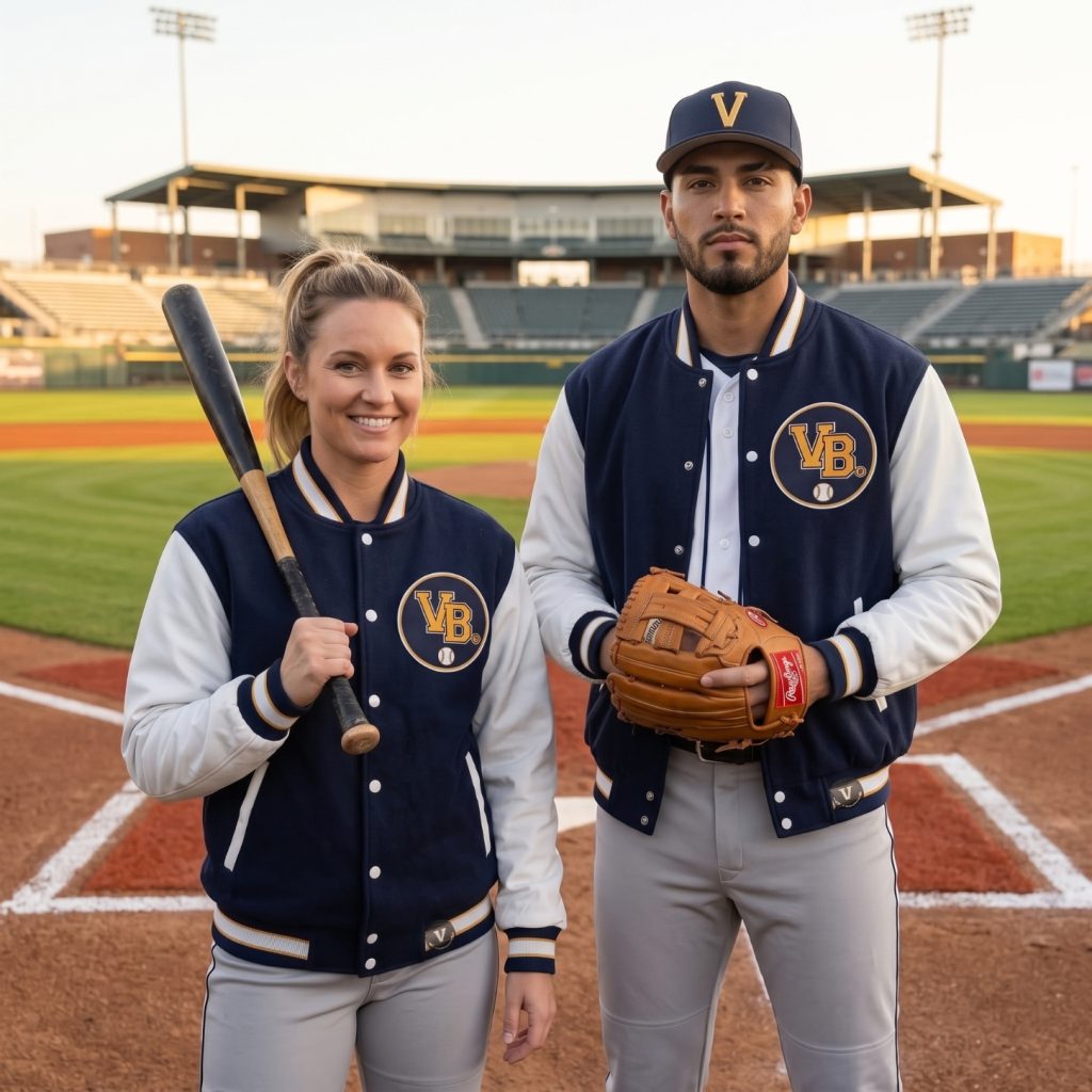Custom Baseball Jackets With Embroidery