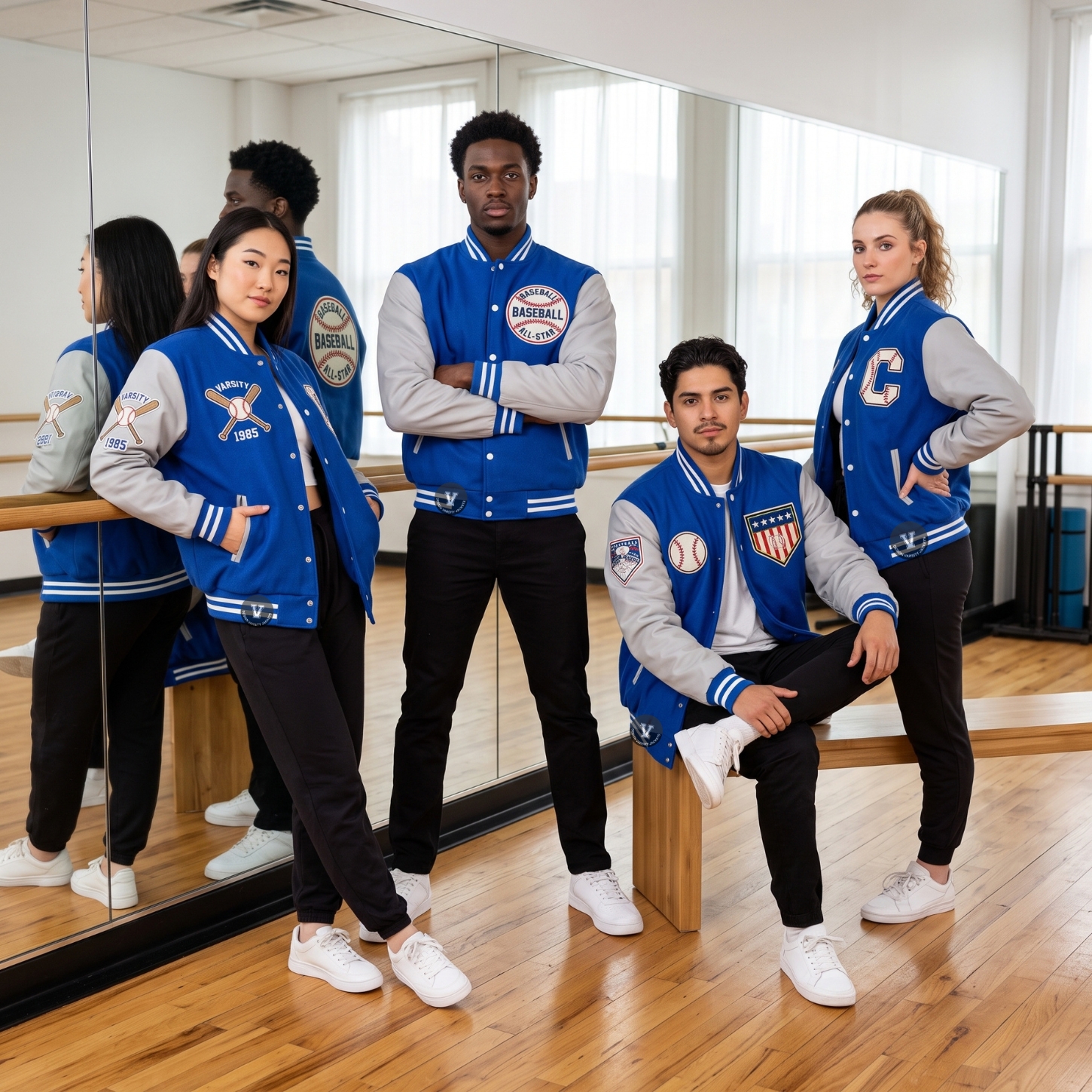 Dance Team Baseball Jackets Customized