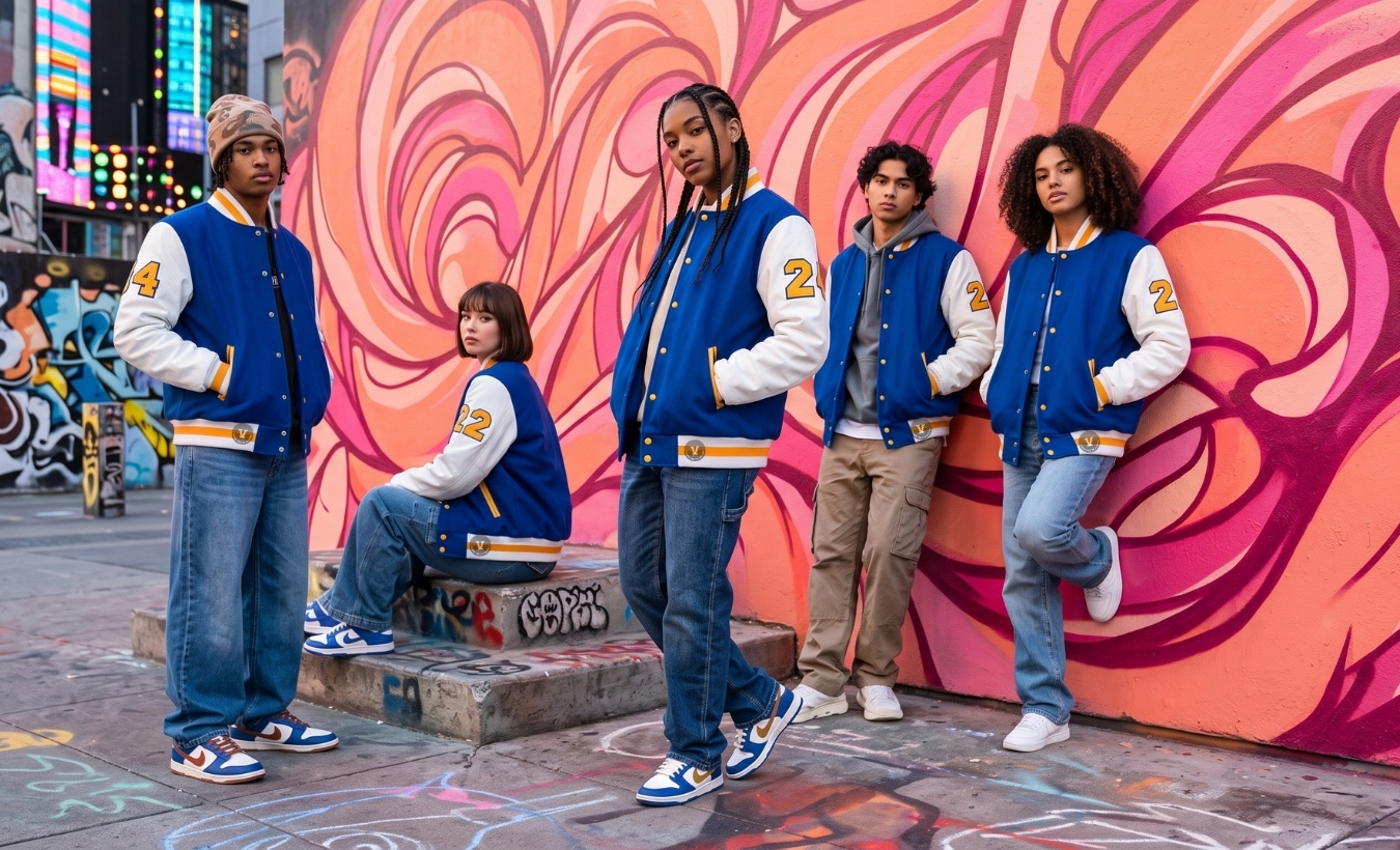 Streetwear Varsity Jackets for Teens