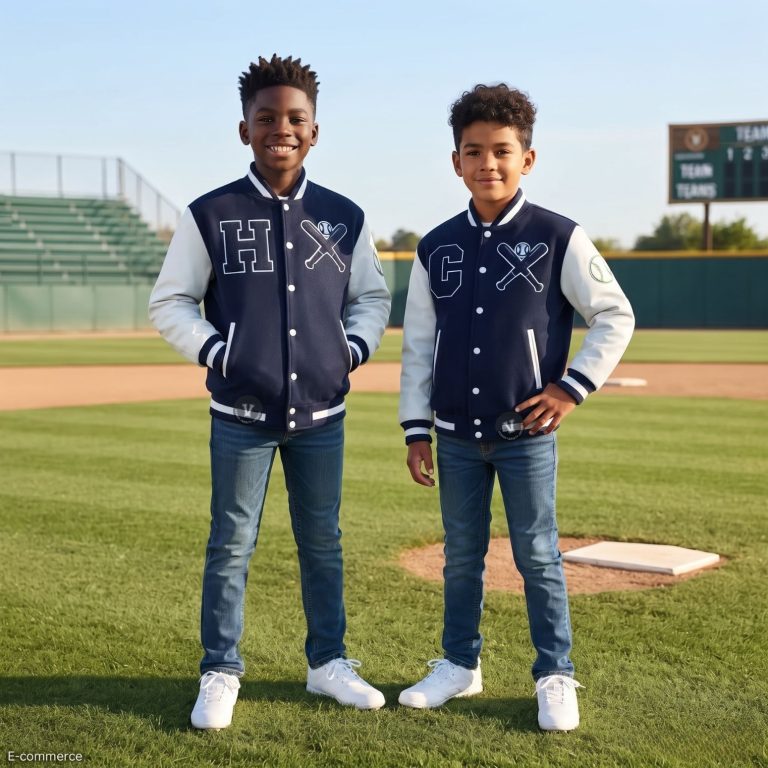 baseball jackets for kids with initials