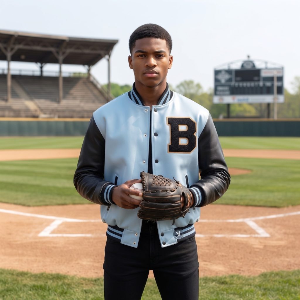 make your own baseball jacket with initials
