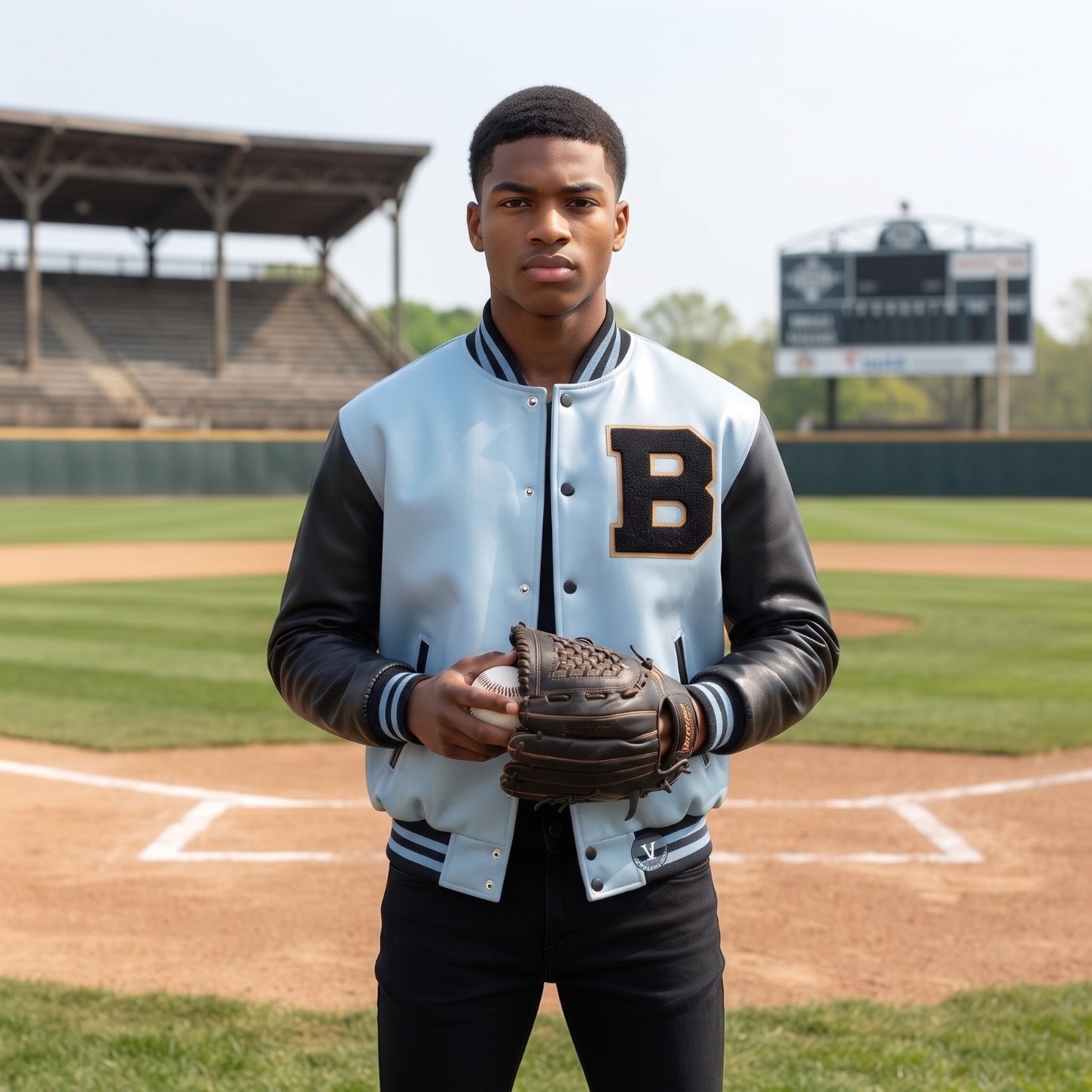make your own baseball jacket with initials