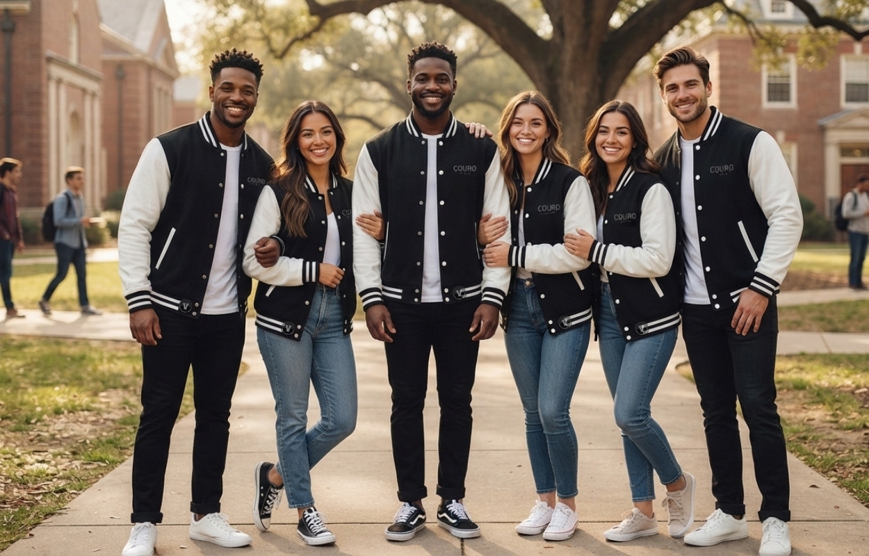 varsity jackets with waterproof coating