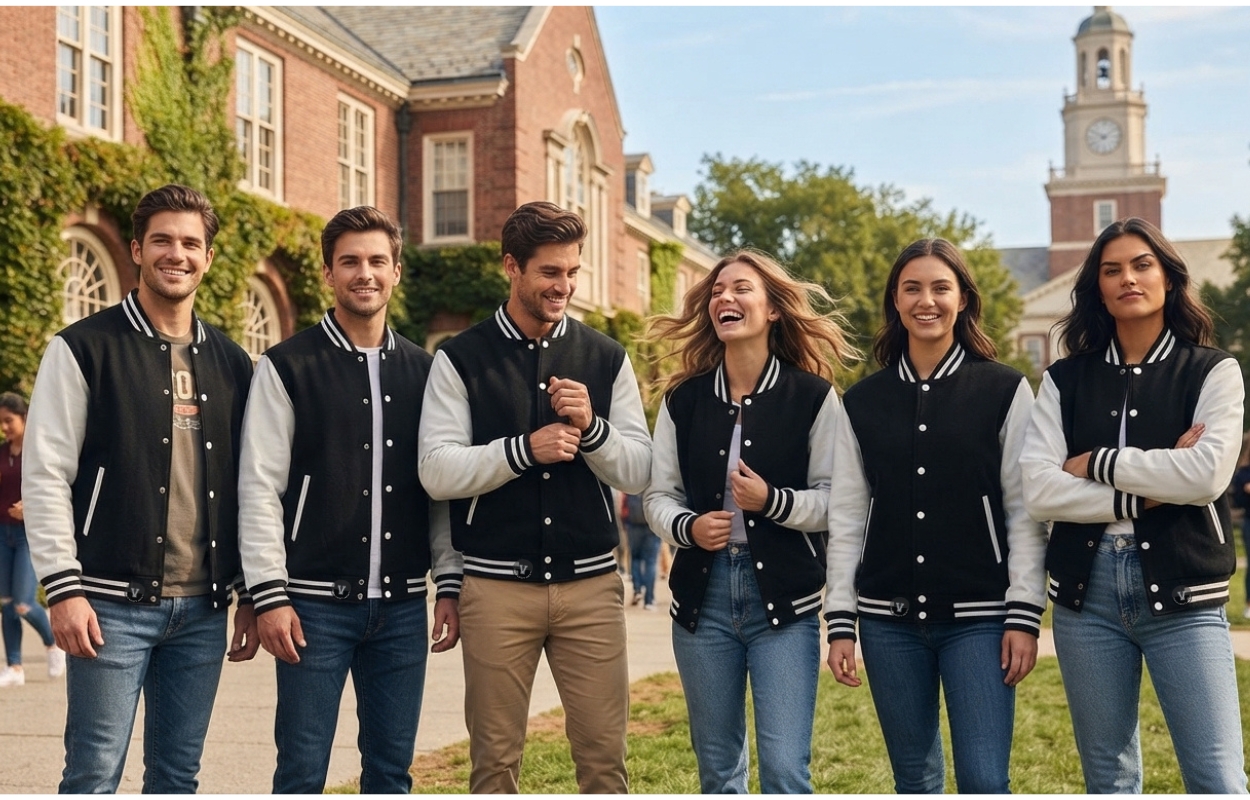 varsity jackets with waterproof coating